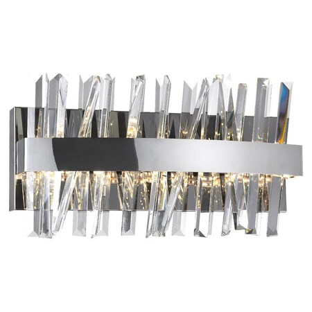 Cwi Lighting Led Wall Sconce With Chrome Finish 1086W18-601